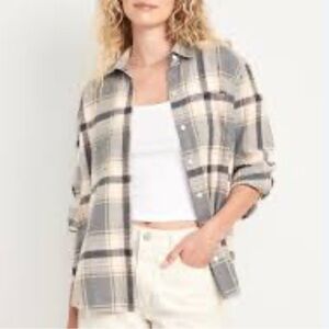 Cozy Oversized Plaid Flannel Sz XL